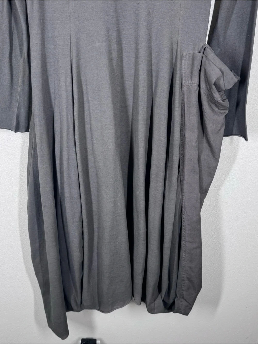 Rundholz Black Label Lagenlook Layered Dress Green Balloon Hem Small - Picture 3 of 11